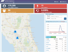 Tablet Screenshot of outagemap.clayelectric.com